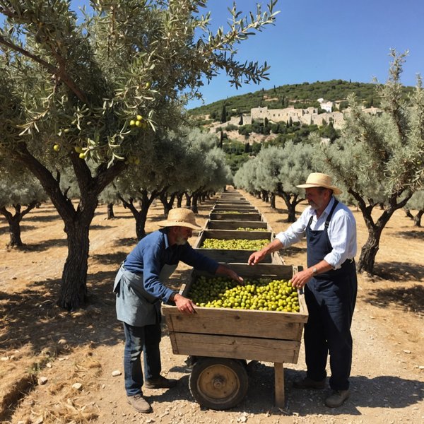 Où participer à une récolte d'olives traditionnelle en Grèce?