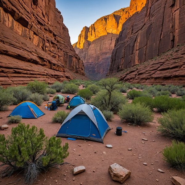 Comment préparer un itinéraire de camping pour explorer les canyons d'Arizona?