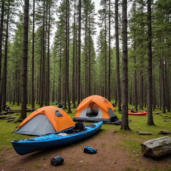 Comment organiser un camping pour une expédition de kayak en Suède?